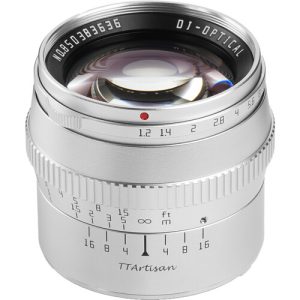 TTArtisan 50mm f/1.2 Lens for Sony E (Silver)