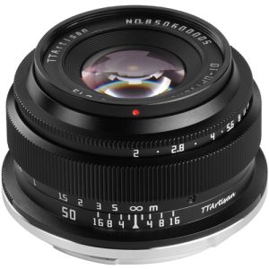 TTArtisan 50mm f2 Lens for Sony E (Black)