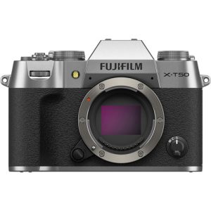 FUJIFILM X-T50 Mirrorless Camera Body (Silver)