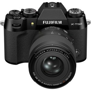 FUJIFILM X-T50 Mirrorless Camera with XF 16-50mm f2.8-4.8 Lens (Black)