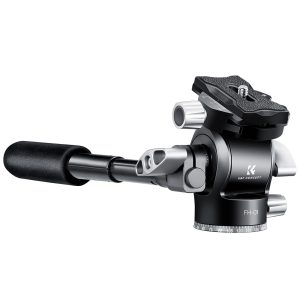 K&F Hydraulic Fluid Tripod Video Head with Handle with 360 Degree Rotation