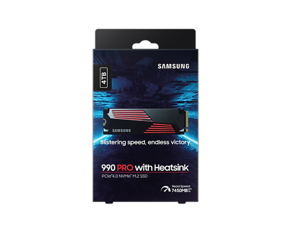 Samsung 990 PRO with Heatsink NVMe M.2 4TB Solid State Drive