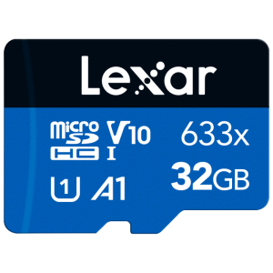 Lexar high-performance 633x microSDHCmicroSDXC UHS-I Blue Series Card