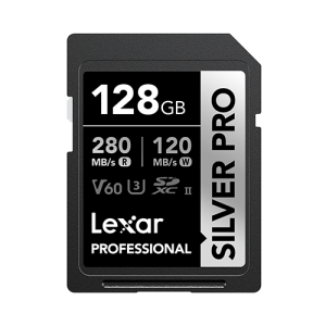 Lexar® Professional SDXC 128GB SILVER PRO UHS-II, GL Card