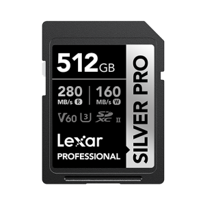 Lexar® Professional SDXC 512GB SILVER PRO UHS-II, GL Card