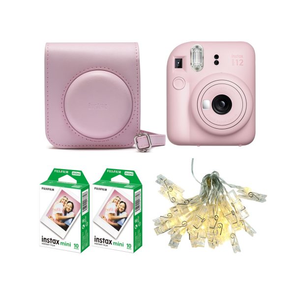 Fujifilm INSTAX MINI 12 LFI Festive Kit (Blossom Pink)